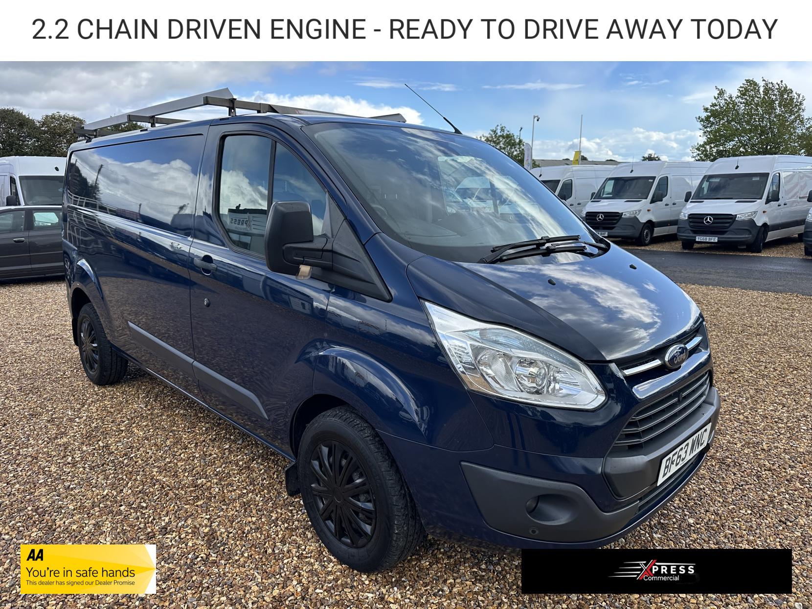 Ford Transit Custom 2.2 TDCi 330 Trend Panel Van 5dr Diesel Manual L2 H1 (197 g/km, 123 bhp)