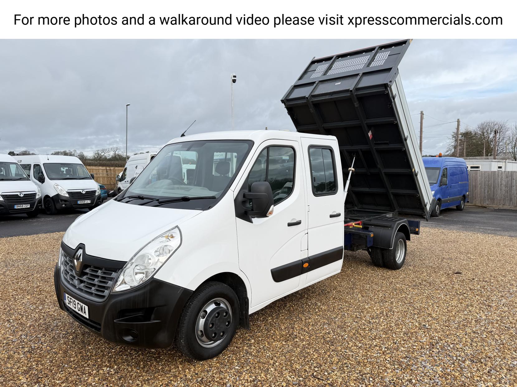 Renault Master 2.3 dCi 35 Business Tipper Double Cab 4dr Diesel Manual RWD LWB Euro 6 (TRW) (130 ps)