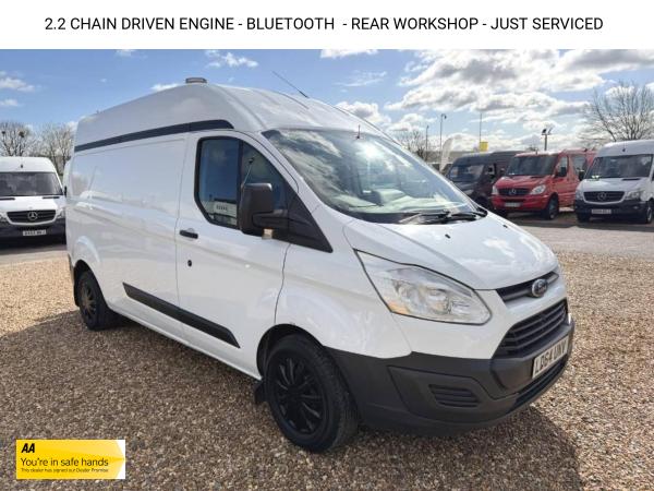 Ford Transit Custom 2.2 TDCi 310 ECOnetic Panel Van 5dr Diesel Manual L2 H1 (162 g/km, 98 bhp)