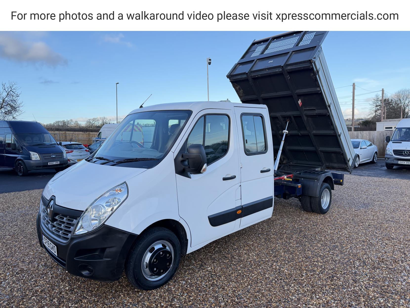 Renault Master 2.3 dCi 35 Business Tipper Double Cab 4dr Diesel Manual RWD LWB Euro 6 (TRW) (130 ps)