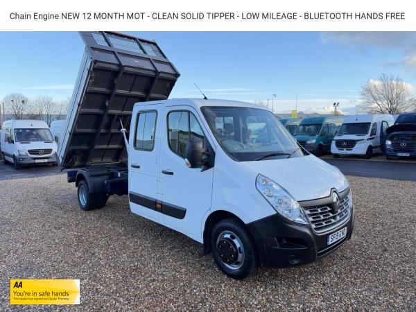 Renault Master 2.3 dCi 35 Business Tipper Double Cab 4dr Diesel Manual RWD LWB Euro 6 (TRW) (130 ps)
