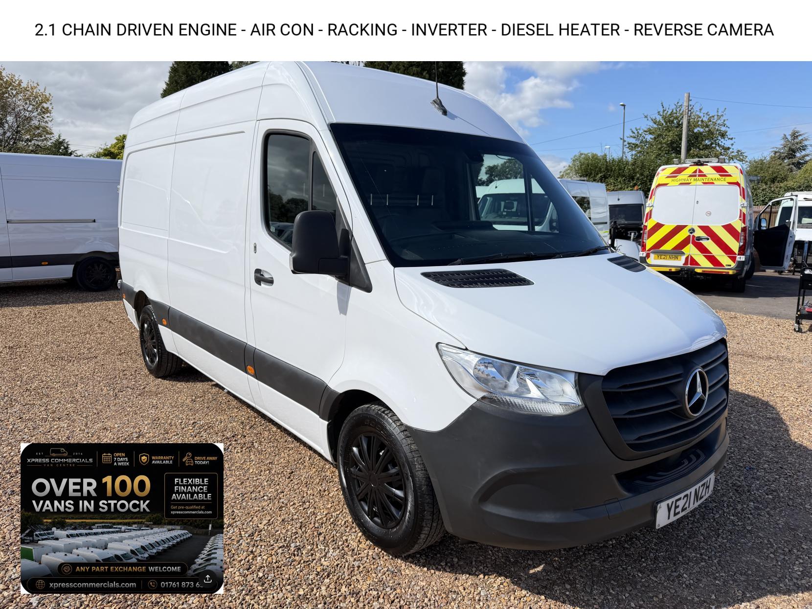 2021 Mercedes-Benz Sprinter 2.1 316 CDI Progressive Panel Van 5dr Diesel Manual RWD L2 H2 Euro 6 (s/s) (163 ps) - Image 1