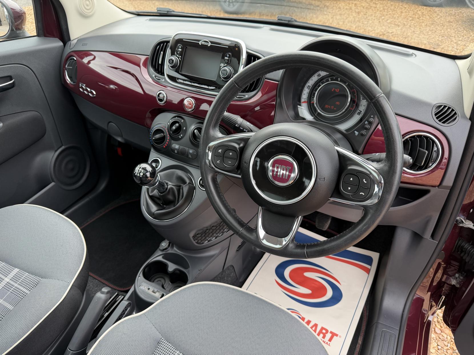 2016 Fiat 500 0.9 TwinAir Lounge Hatchback 3dr Petrol Manual Euro 6 (s/s) (105 ps) - Thumbnail 2