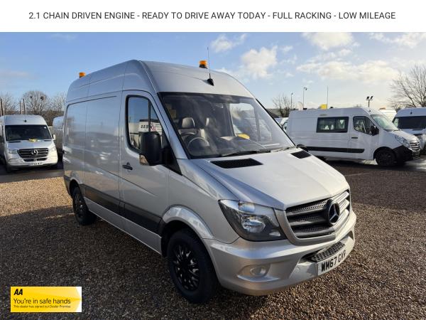Mercedes-Benz Sprinter 2.1 313 CDi BlueEFFICIENCY Panel Van 4dr Diesel Manual RWD L1 H3 (211 g/km, 129 bhp)