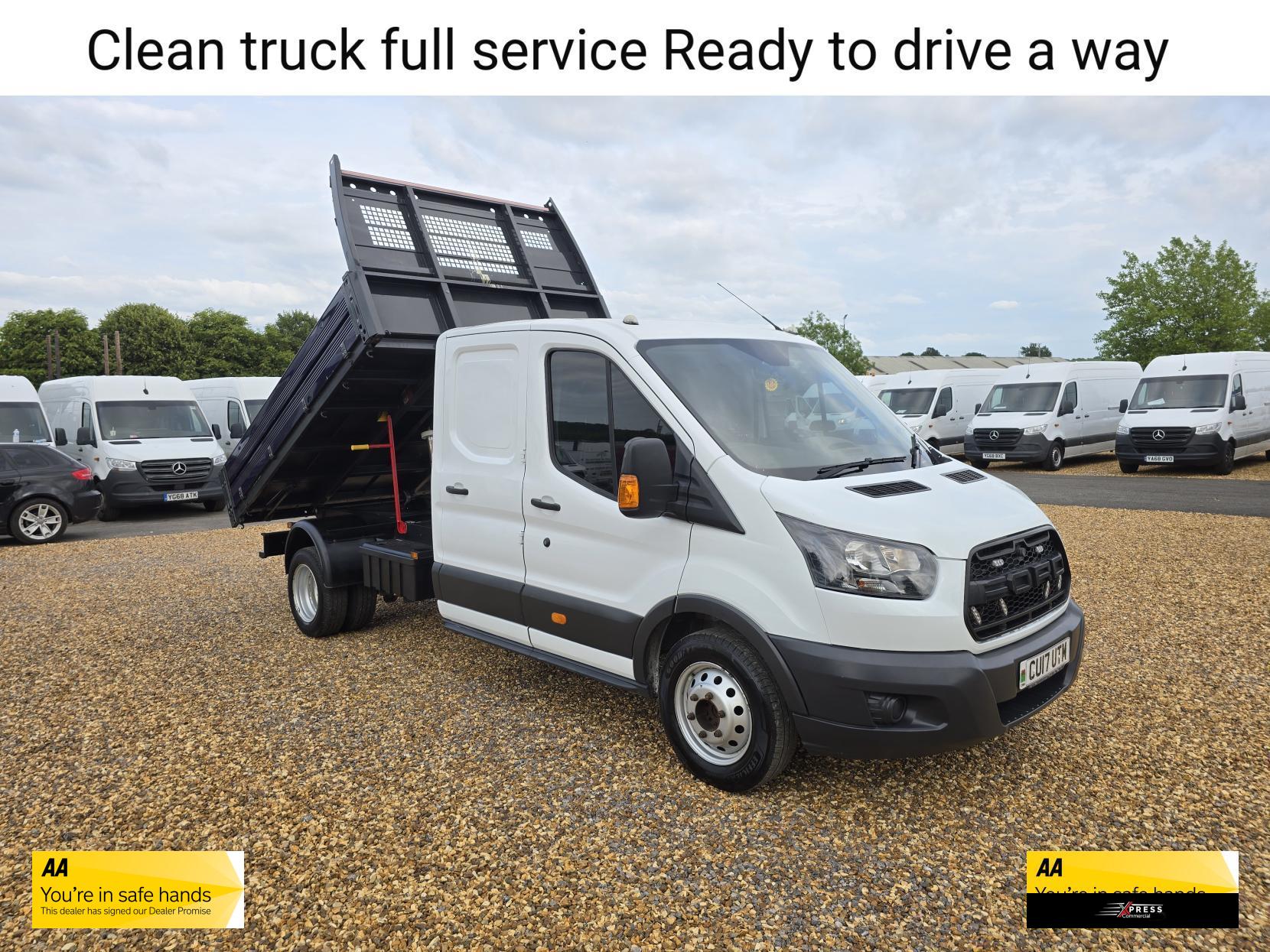 Ford Transit Transit 2.0 350 EcoBlue 1-Way Double Tipper Double Cab 4dr Diesel Manual RWD L3 Euro 6 (1-Way, 1-Stop) (130 ps)
