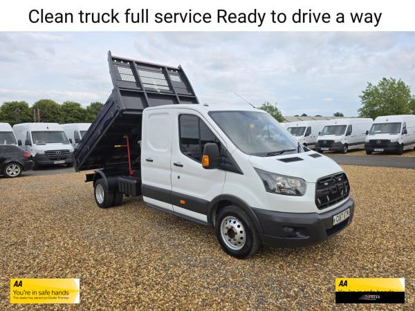 Ford Transit Transit 2.0 350 EcoBlue 1-Way Double Tipper Double Cab 4dr Diesel Manual RWD L3 Euro 6 (1-Way, 1-Stop) (130 ps)