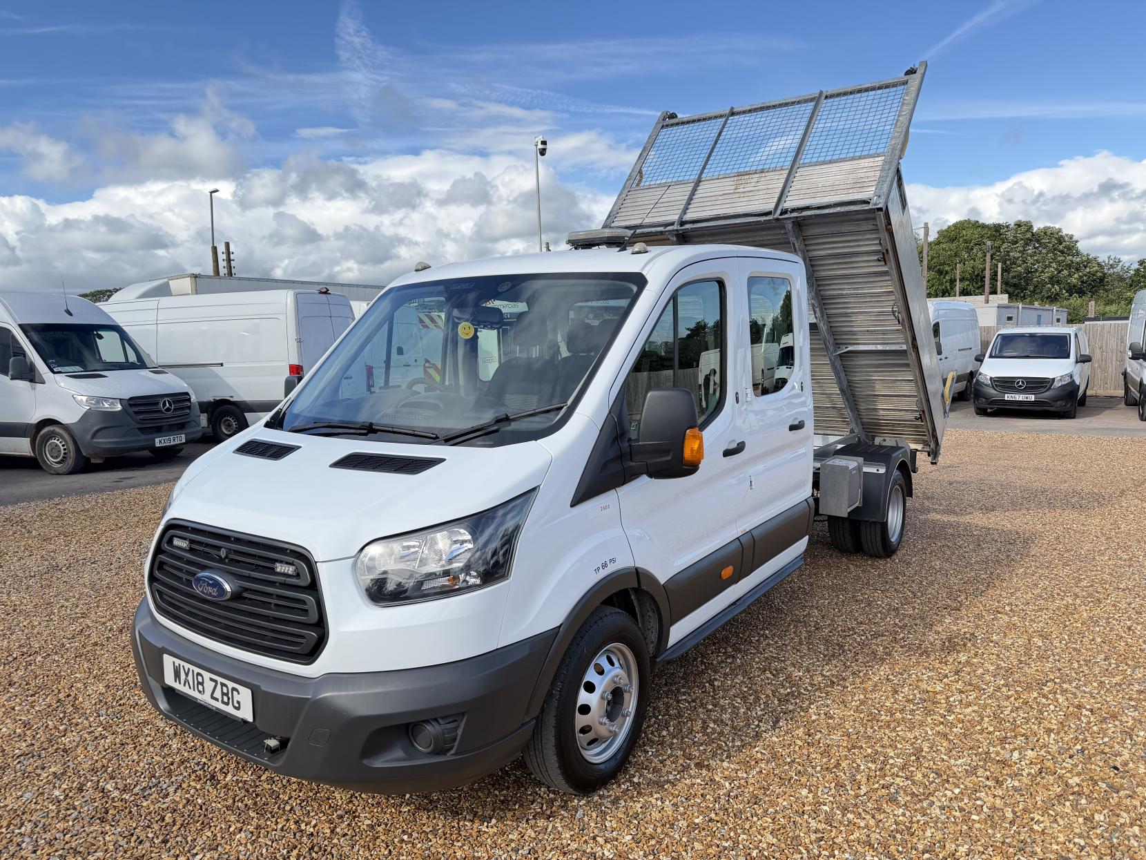 2018 Ford Transit 2.0 350 EcoBlue 1-Way Double Tipper Double Cab 4dr Diesel Manual RWD L3 Euro 6 (1-Way, 1-Stop) (130 ps) - Thumbnail 7