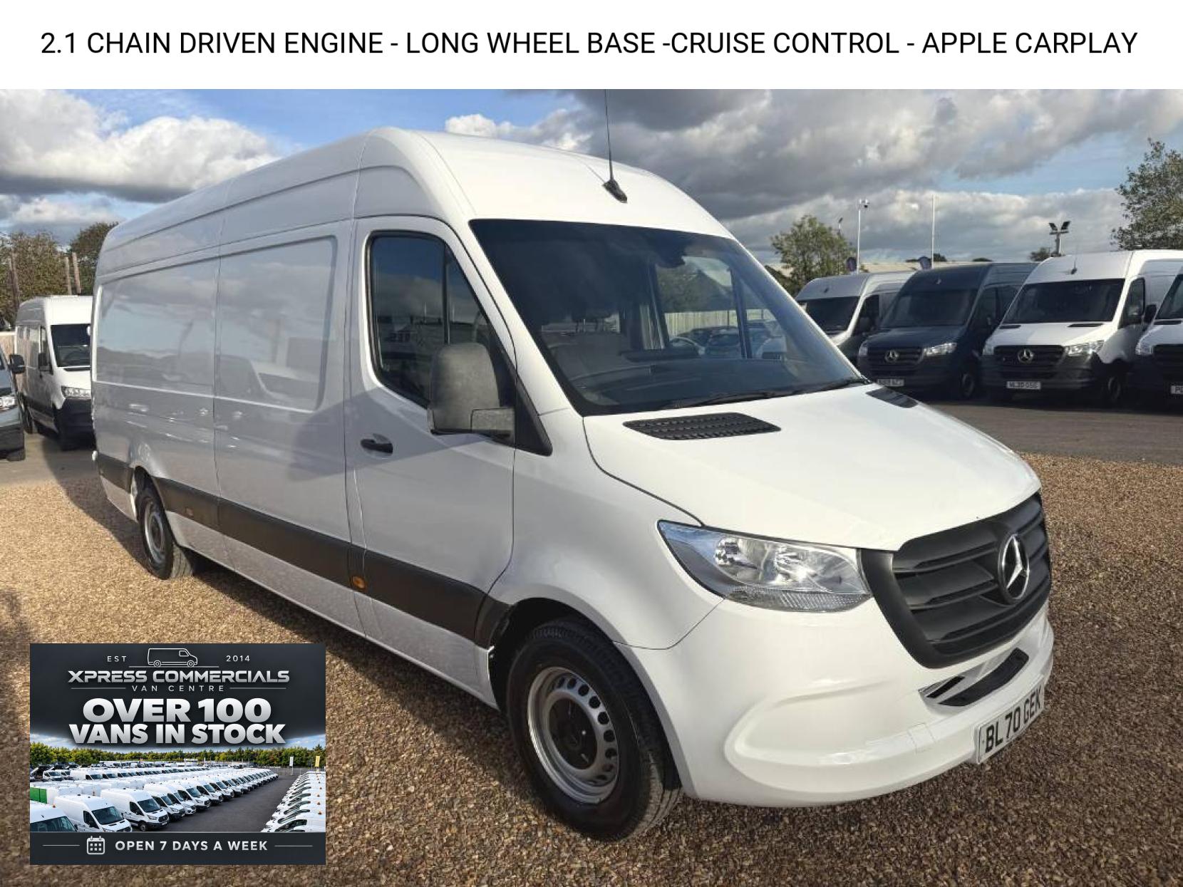 2021 Mercedes-Benz Sprinter 2.1 314 CDI Progressive Panel Van 5dr Diesel Manual RWD L3 H2 Euro 6 (s/s) (143 ps)