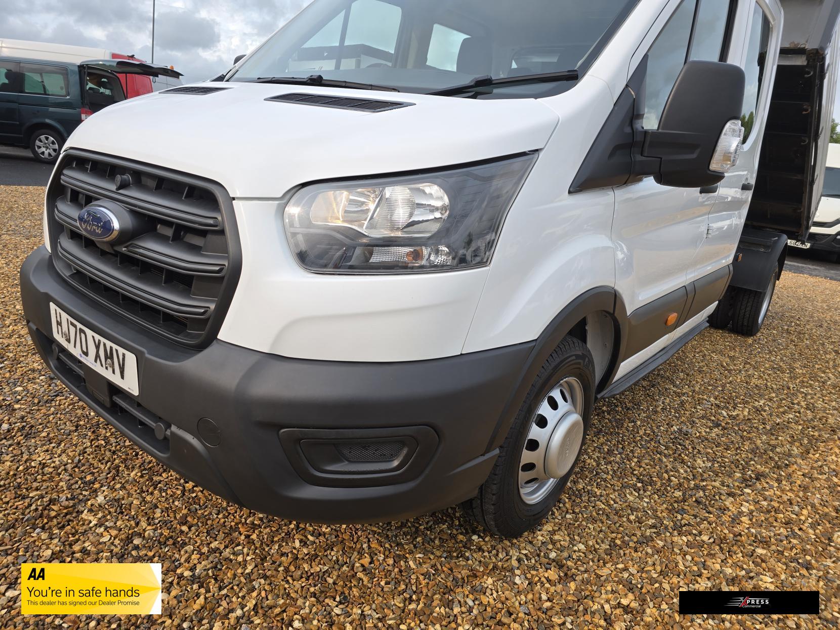 Ford Transit Transit 2.0 350 EcoBlue Leader Tipper Double Cab 4dr Diesel Manual RWD L3 Euro 6 (s/s) (1-Way, Aluminium, 1-Stop) (130 ps)