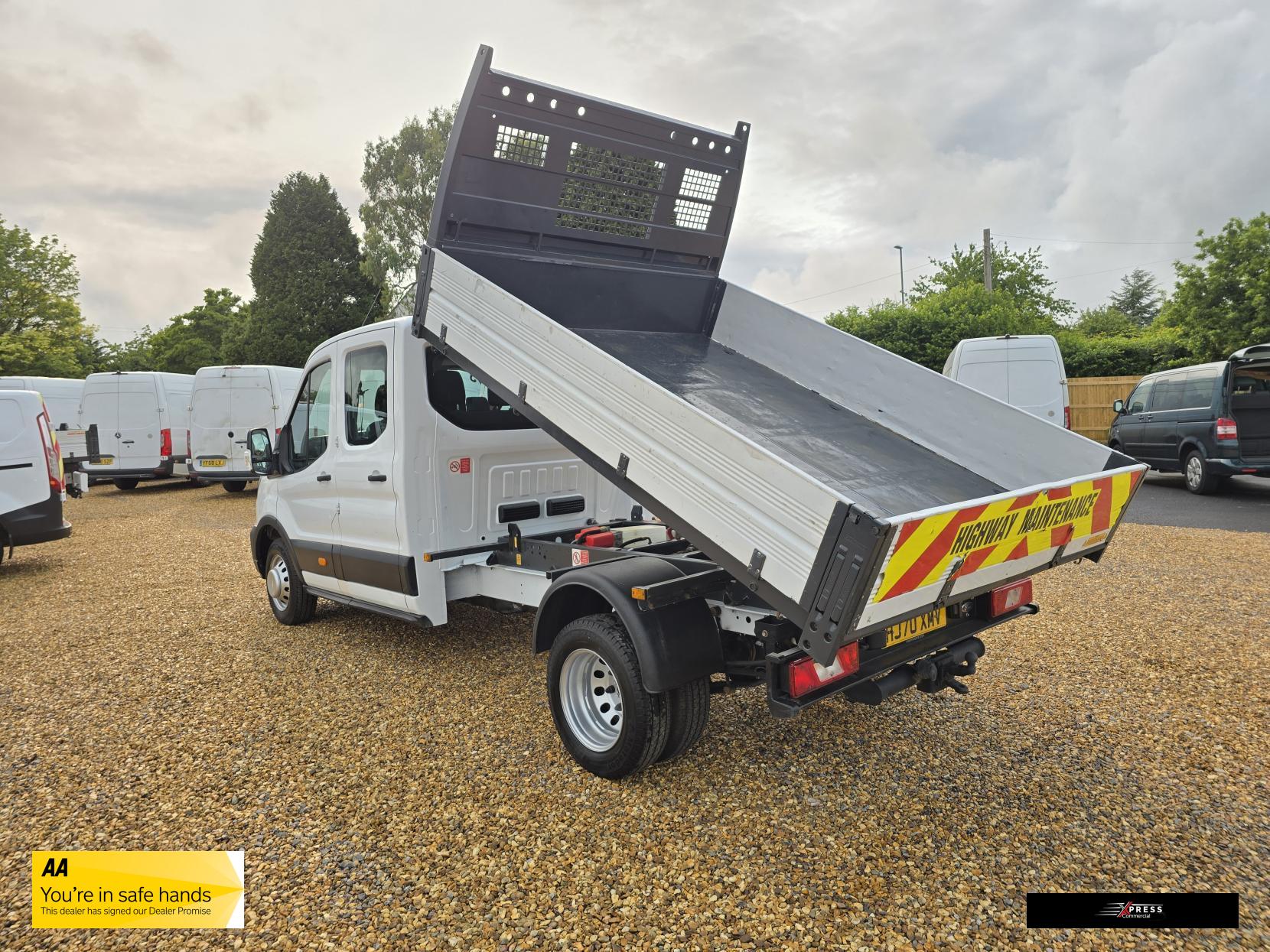 Ford Transit Transit 2.0 350 EcoBlue Leader Tipper Double Cab 4dr Diesel Manual RWD L3 Euro 6 (s/s) (1-Way, Aluminium, 1-Stop) (130 ps)
