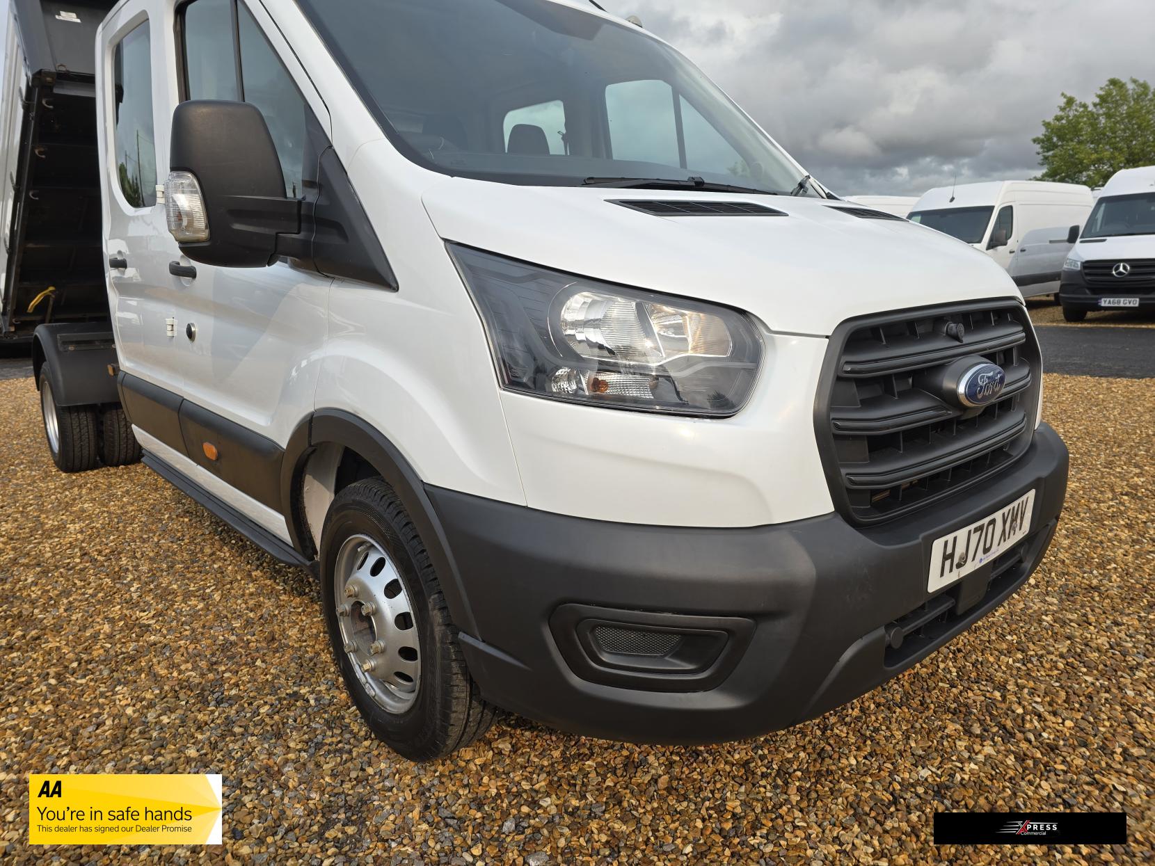 Ford Transit Transit 2.0 350 EcoBlue Leader Tipper Double Cab 4dr Diesel Manual RWD L3 Euro 6 (s/s) (1-Way, Aluminium, 1-Stop) (130 ps)