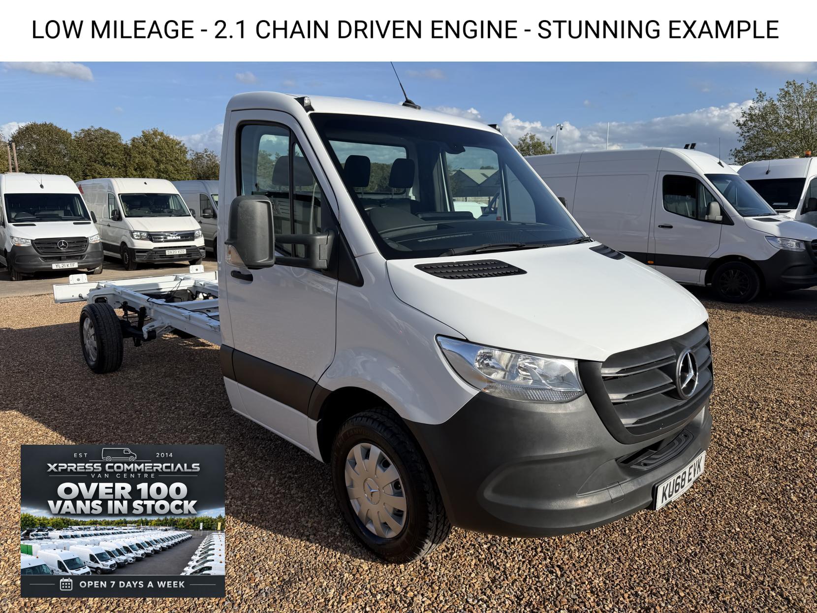 2018 Mercedes-Benz Sprinter 2.1 314 CDI Chassis Cab 2dr Diesel Manual RWD L3 Euro 6 (s/s) (143 ps) - Image 1