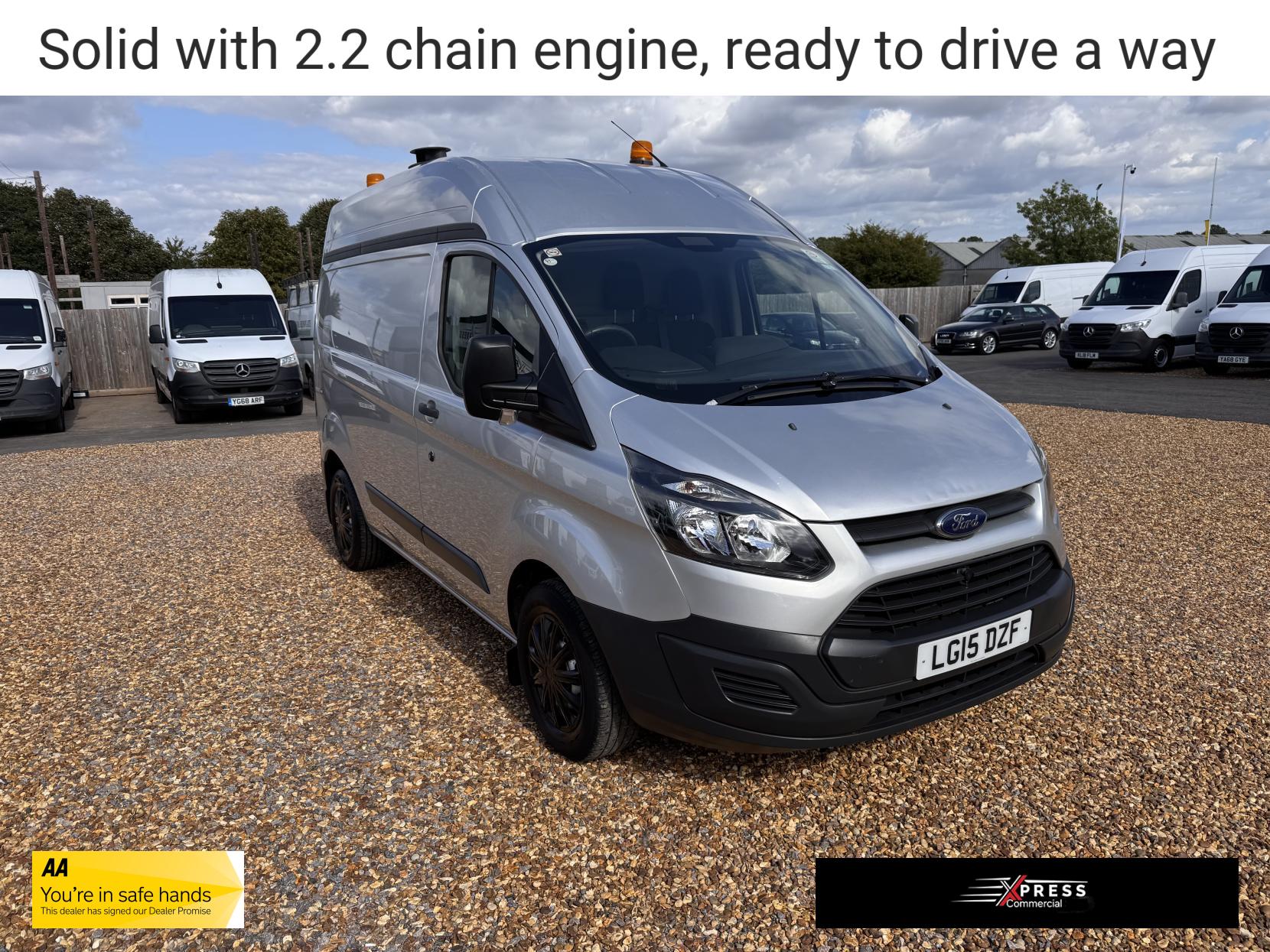 Ford Transit Custom 2.2 TDCi 310 ECOnetic Panel Van 5dr Diesel Manual L1 H1 (162 g/km, 98 bhp)