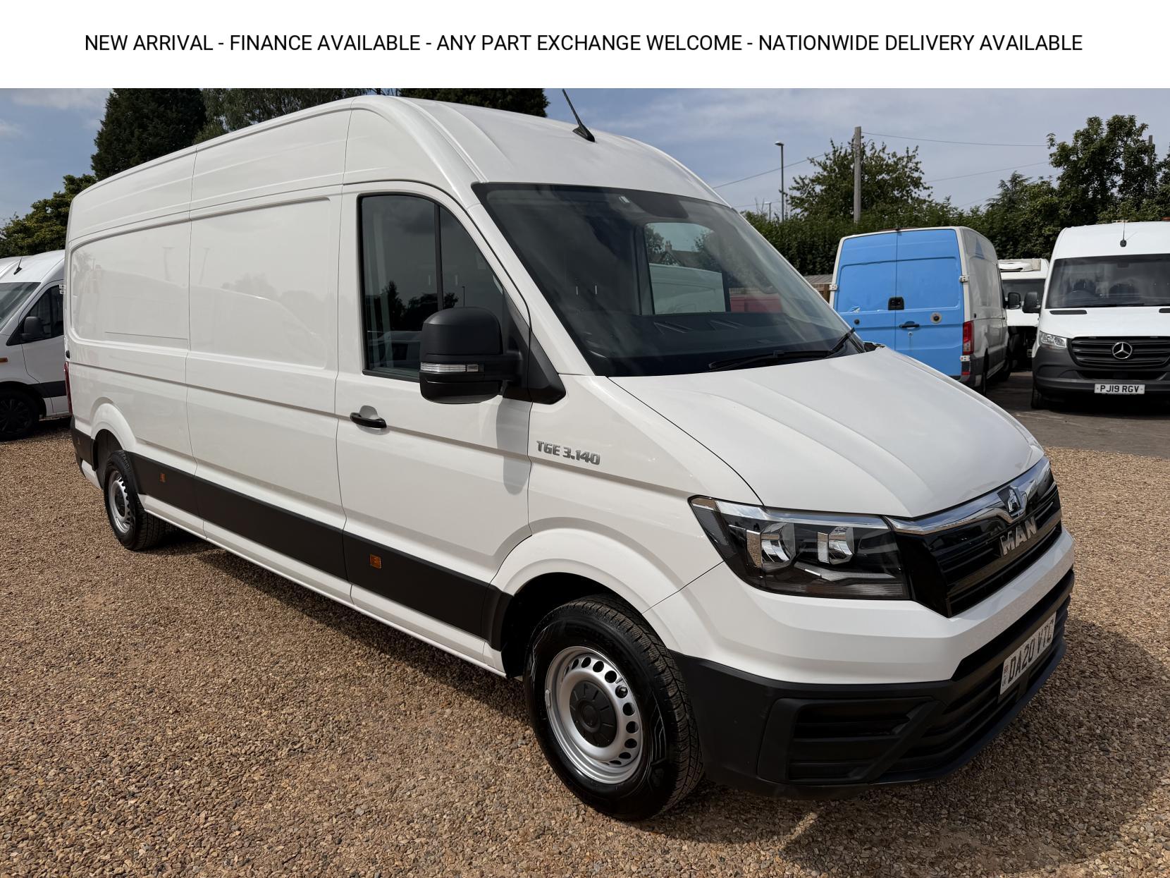 2020 MAN TGE 2.0 3140d Panel Van 5dr Diesel Manual FWD LWB High Roof Euro 6 (s/s) (140 ps)