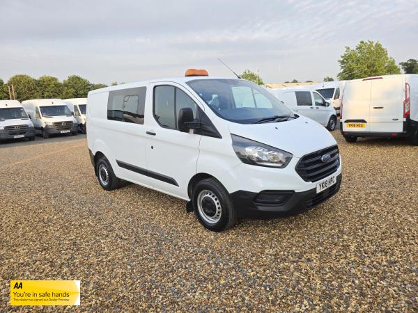Ford Transit Custom 2.0 280 EcoBlue Crew Van Double Cab 5dr Diesel Manual L1 H1 Euro 6 (5 Seat) (105 ps)