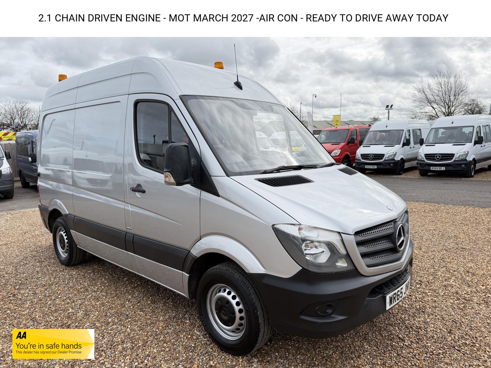 Mercedes-Benz Sprinter 2.1 313 CDi BlueEFFICIENCY Panel Van 4dr Diesel Manual RWD L1 H3 (211 g/km, 129 bhp)