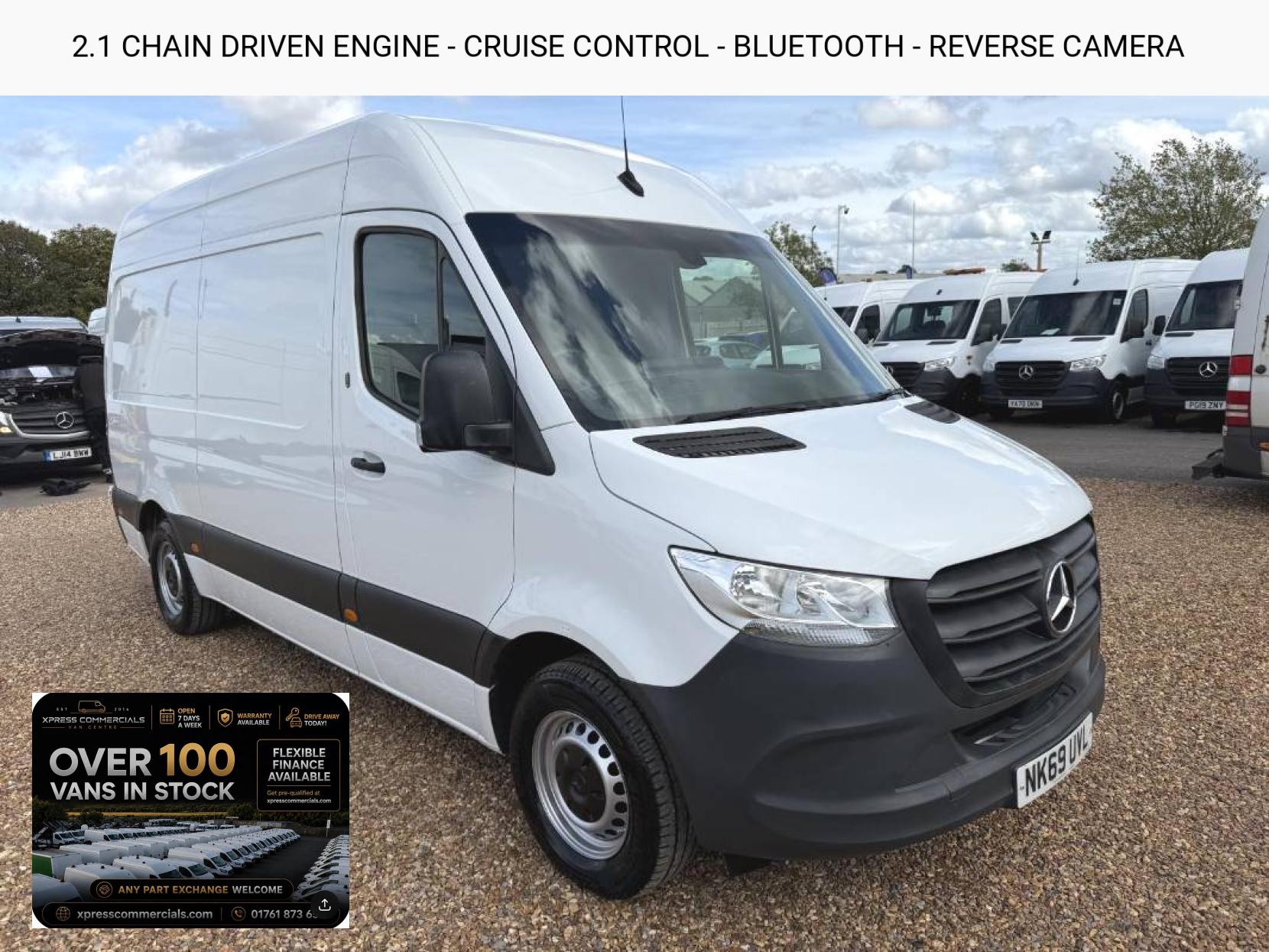 2019 Mercedes-Benz Sprinter 2.1 314 CDI Panel Van 5dr Diesel Manual RWD L2 H2 Euro 6 (143 ps)