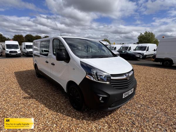 Vauxhall Vivaro 1.6 CDTi 2900 Sportive Crew Van Double Cab 5dr Diesel Manual L2 H1 Euro 6 (6 Seat) (120 ps)