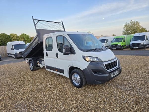 Peugeot Boxer 2.0 BlueHDi 335 Built for Business Tipper Double Cab 4dr Diesel Manual L3 Euro 6 (130 ps)