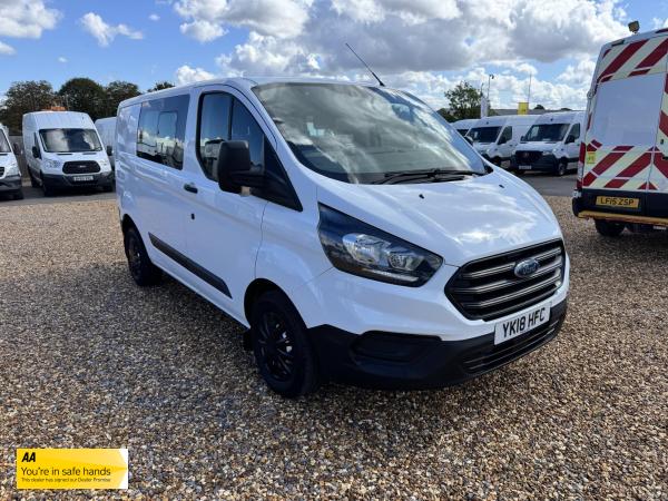 Ford Transit Custom 2.0 2.0 280 EcoBlue Crew Van Double Cab 5dr Diesel Manual L1 H1 Euro 6 (5 Seat) (105 ps) Combi Van (2017 - 2023)