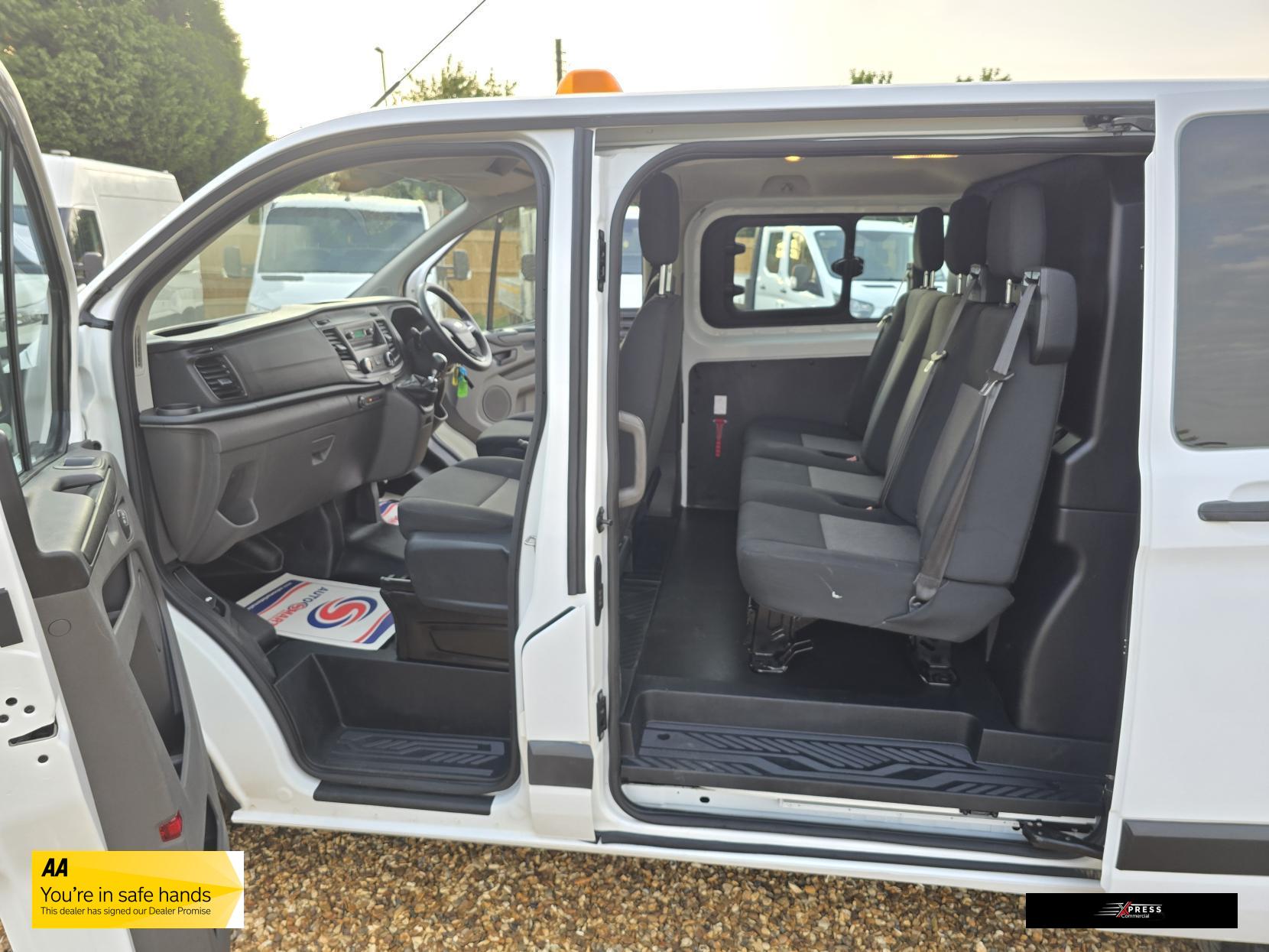 Ford Transit Custom Transit Custom 2.0 280 EcoBlue Crew Van Double Cab 5dr Diesel Manual L1 H1 Euro 6 (5 Seat) (105 ps)