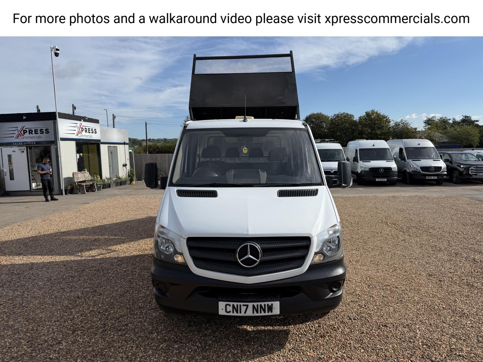 2017 Mercedes-Benz Sprinter 2.1 314 CDi BlueEFFICIENCY Tipper 2dr Diesel Manual RWD L2 (140 bhp) - Thumbnail 6
