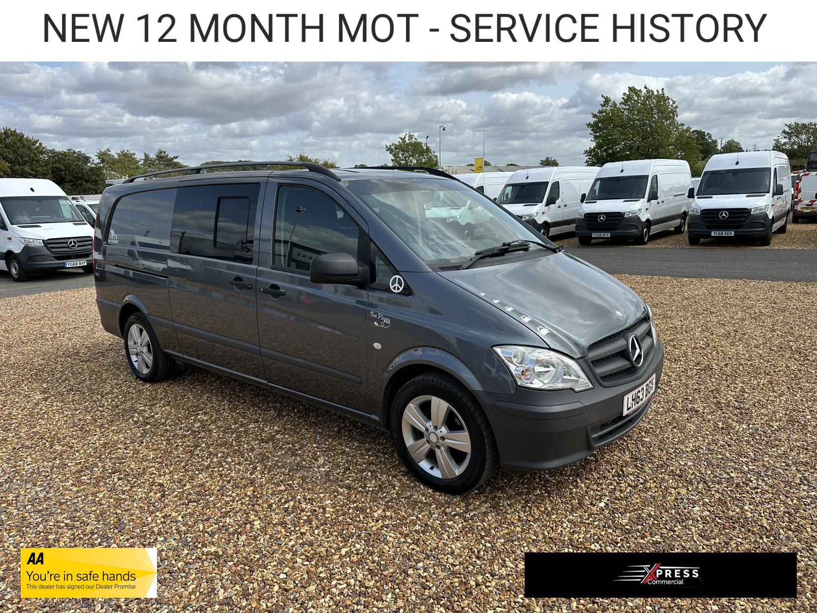 Mercedes-Benz Vito 2.1 116 CDI Sport Panel Van 5dr Diesel Manual L3 (184 g/km, 163 bhp)