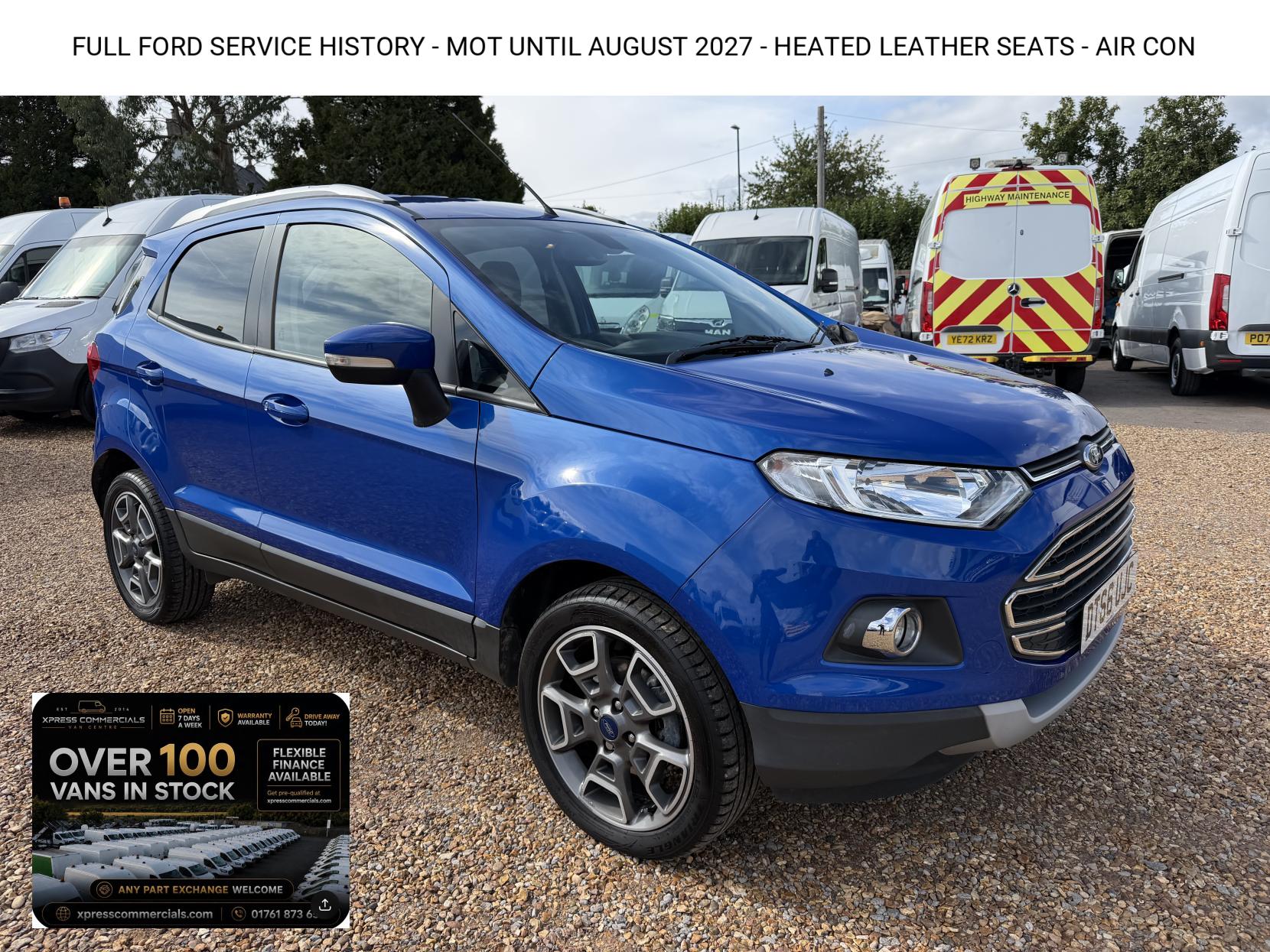 2017 Ford EcoSport 1.0T EcoBoost Titanium SUV 5dr Petrol Manual 2WD Euro 6 (s/s) (125 ps)