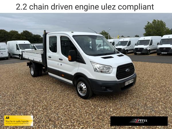 Ford Transit 2.2 TDCi 350 Chassis Double Cab 4dr Diesel Manual RWD L3 H1 Euro 5 (DRW) (125 ps)