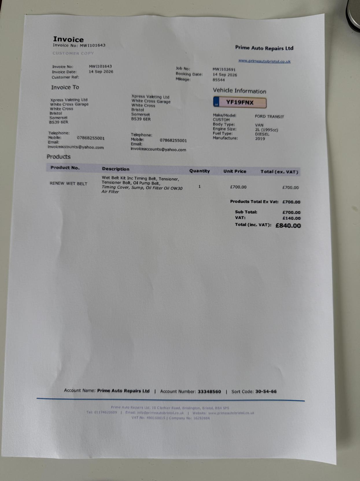 2019 Ford Transit Custom 2.0 320 EcoBlue Panel Van 5dr Diesel Manual L2 H2 Euro 6 (130 ps) - Thumbnail 59