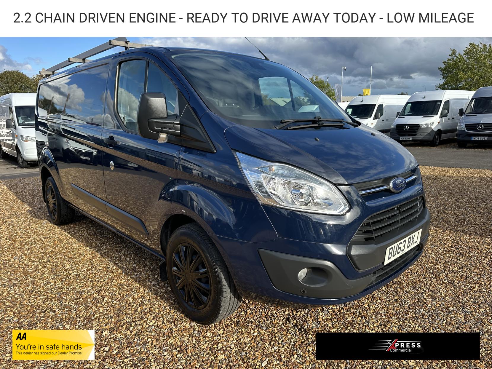 Ford Transit Custom 2.2 TDCi 330 Trend Panel Van 5dr Diesel Manual L2 H1 (197 g/km, 123 bhp)