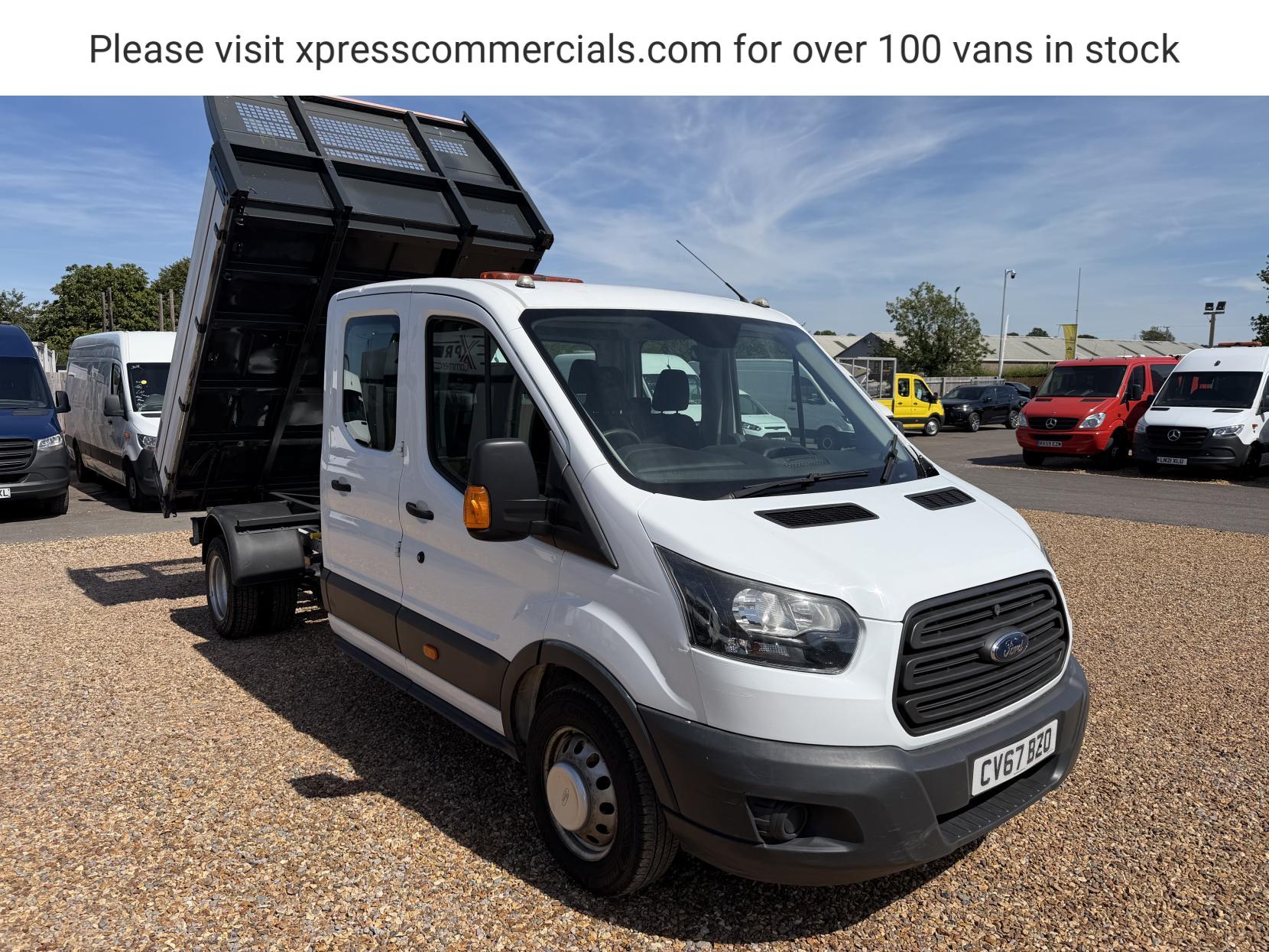 2017 Ford Transit 2.0 350 EcoBlue 1-Way Double Tipper Double Cab 4dr Diesel Manual RWD L3 Euro 6 (1-Way, 1-Stop) (130 ps) - Thumbnail 6