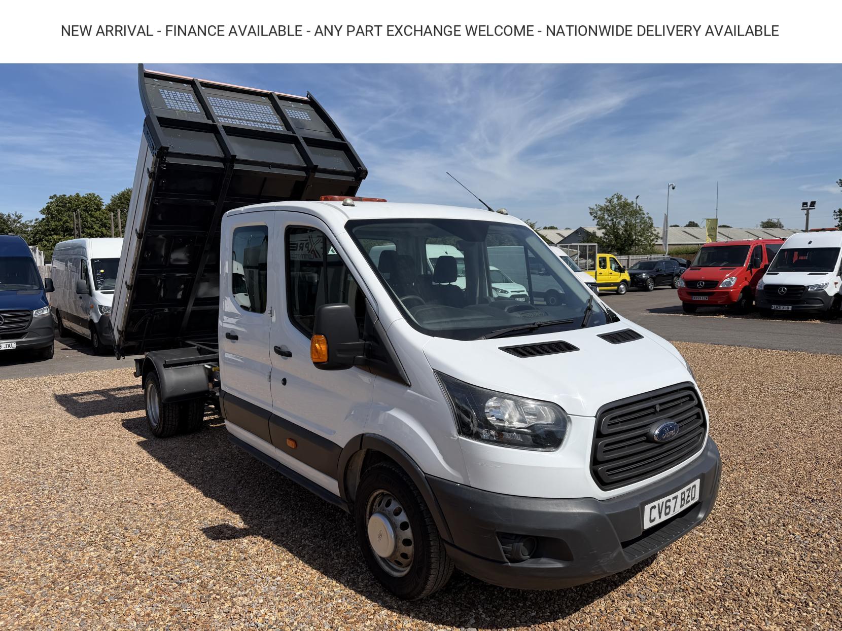 2017 Ford Transit 2.0 350 EcoBlue 1-Way Double Tipper Double Cab 4dr Diesel Manual RWD L3 Euro 6 (1-Way, 1-Stop) (130 ps) - Image 1