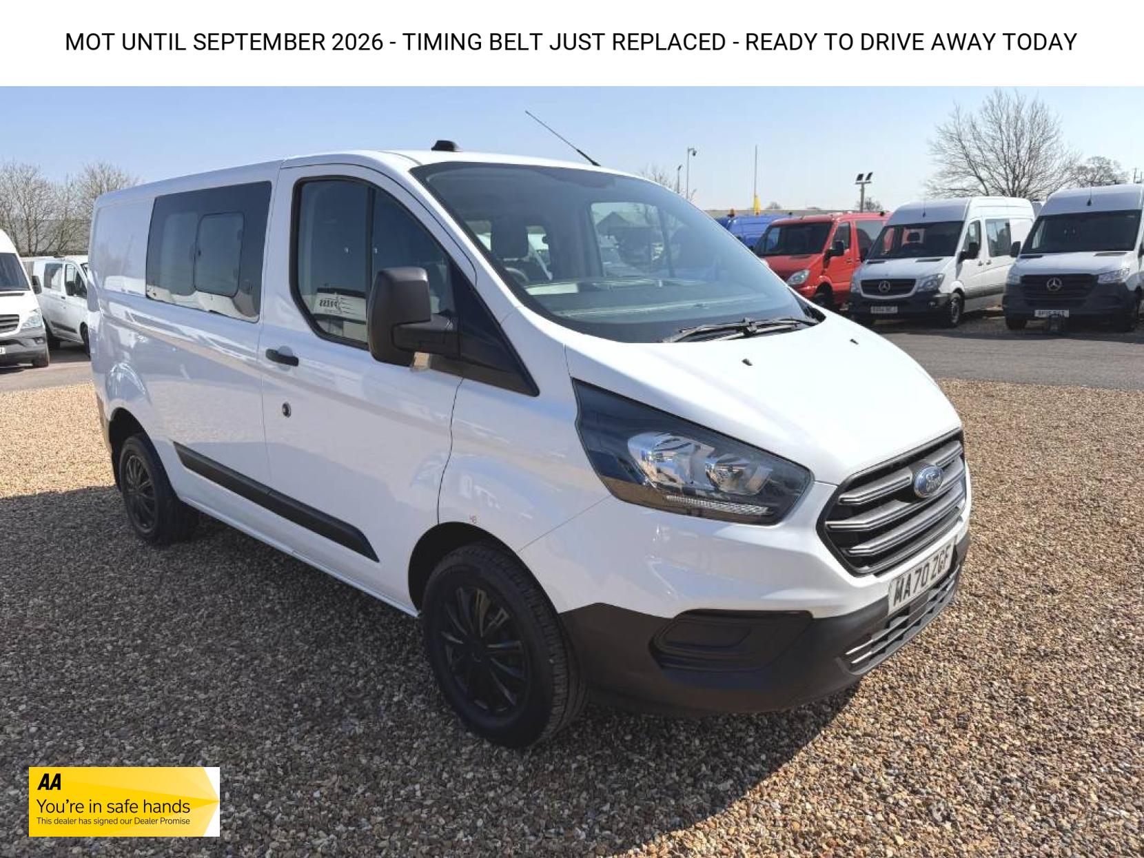 Ford Transit Custom 2.0 280 EcoBlue Leader Crew Van Double Cab 5dr Diesel Manual L1 H1 Euro 6 (s/s) (105 ps)