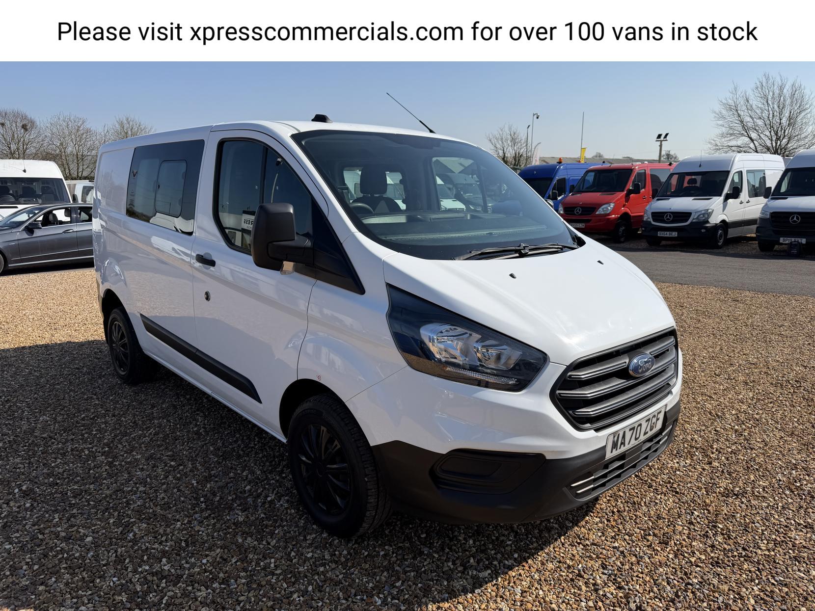 Ford Transit Custom 2.0 280 EcoBlue Leader Crew Van Double Cab 5dr Diesel Manual L1 H1 Euro 6 (s/s) (105 ps)
