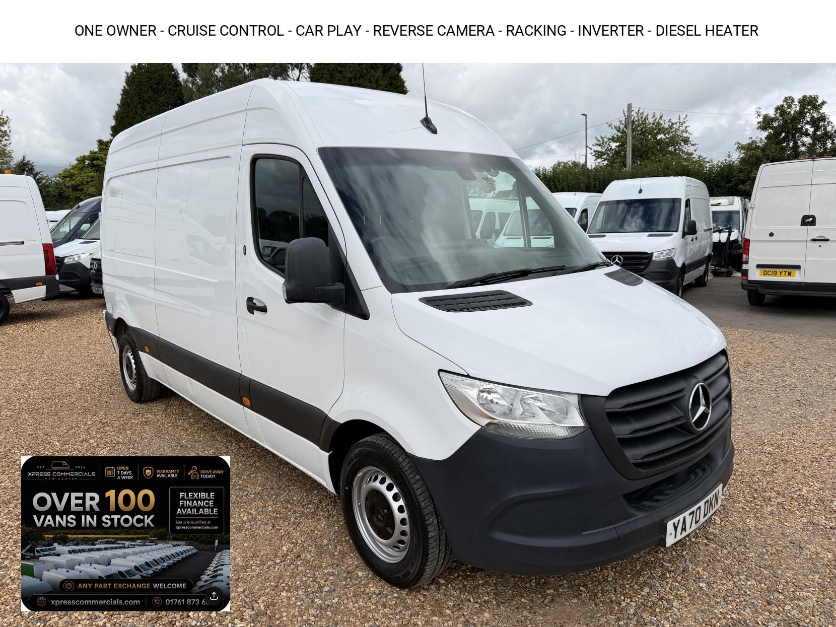 2021 Mercedes-Benz Sprinter 2.1 314 CDI Progressive Panel Van 5dr Diesel Manual FWD L2 H2 Euro 6 (s/s) (143 ps)