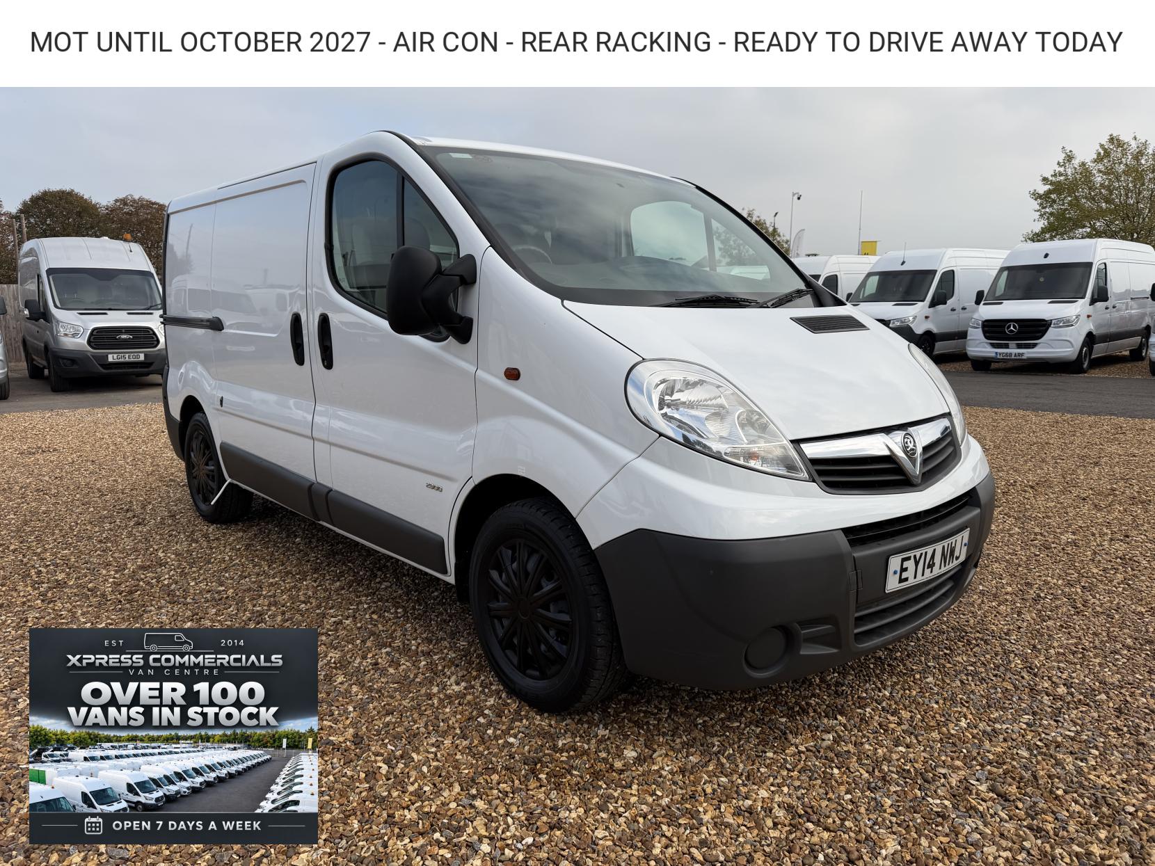 2014 Vauxhall Vivaro 2.0 2900 CDTi ecoFLEX Panel Van 4dr Diesel Manual FWD L1 (185 g/km, 113 bhp)